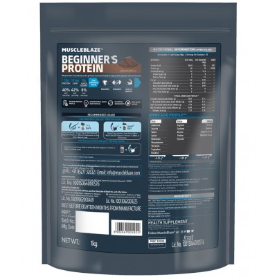 MuscleBlaze Beginners WheyProtein & Shaker 1 kg