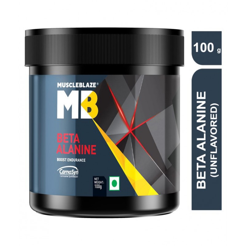 MuscleBlaze Beta-Alanine, Boost Endurance, 100 g
