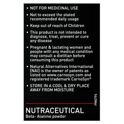 MuscleBlaze Beta-Alanine, Boost Endurance, 100 g