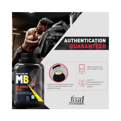 MuscleBlaze Burner PRO | 1000mg L- Carnitine | 400mg Garcinia | Caffeine & Green Tea Extract, 60 tablets