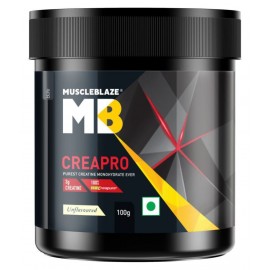 MuscleBlaze CREAPRO creatine with 100% creapure, 100g (Unflavoured)