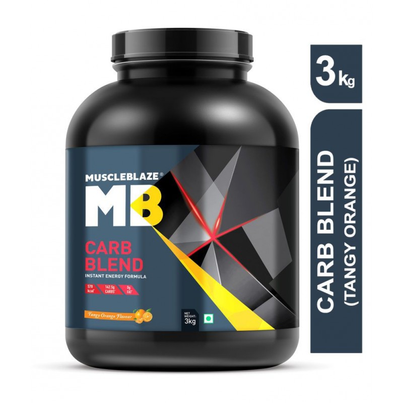 MuscleBlaze Carb Blend ,6.6 lb (3kg) Tangy Orange