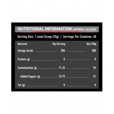 MuscleBlaze Carb Blend ,6.6 lb (3kg) Unflavored