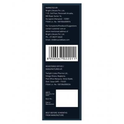 MuscleBlaze Carb Blend ,6.6 lb (3kg) Unflavored