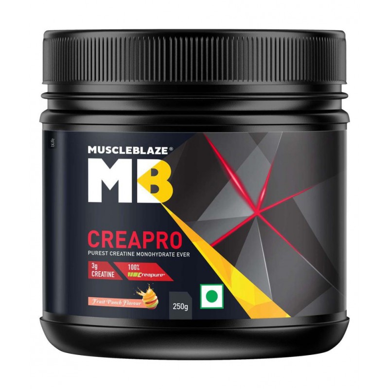 MuscleBlaze CreaPRO Creatine with Creapure, 250 gms / 0.55 lb (Fruit Punch)