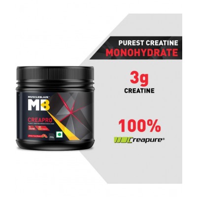 MuscleBlaze CreaPRO Creatine with Purest Creapure (Melon Twist, 250 g, 83 Servings) MuscleBlaze CreaPRO Creatine with Purest Creapure (Melon Twist, 250 g, 83 Servings)
