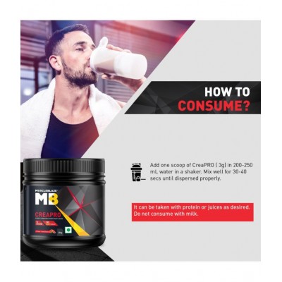 MuscleBlaze CreaPRO Creatine with Purest Creapure (Melon Twist, 250 g, 83 Servings) MuscleBlaze CreaPRO Creatine with Purest Creapure (Melon Twist, 250 g, 83 Servings)