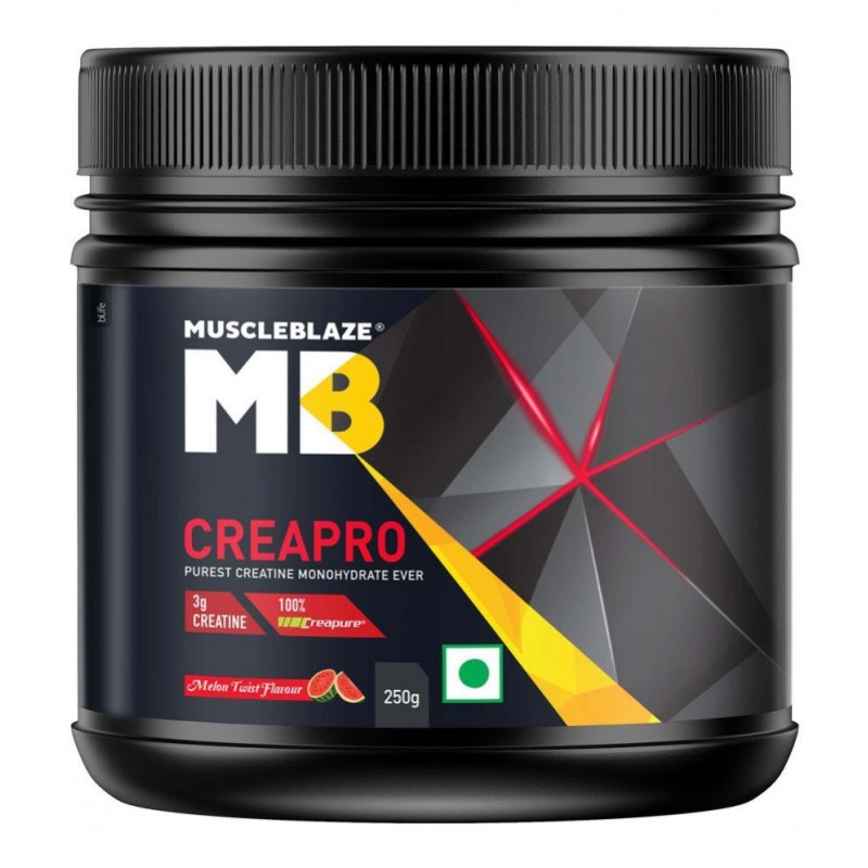 MuscleBlaze CreaPRO Creatine with Purest Creapure (Melon Twist, 250 g, 83 Servings) MuscleBlaze CreaPRO Creatine with Purest Creapure (Melon Twist, 250 g, 83 Servings)