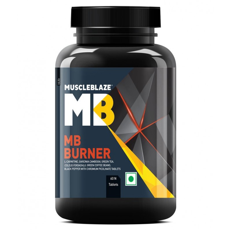 MuscleBlaze Fat Burner with L- Carnitine, Garcinia, Green Tea & Green Coffee Bean Extracts, 60 tablets