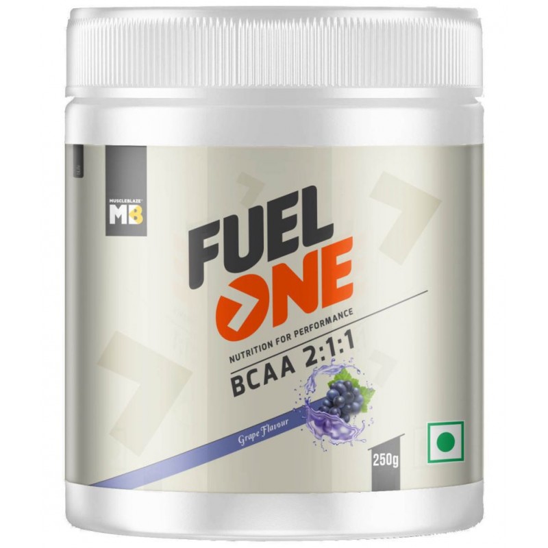 MuscleBlaze Fuel One BCAA 2:1:1, 5 g BCAAs(Grape Flavour) 250 gm
