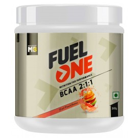 MuscleBlaze Fuel One BCAA 2:1:1, Nutrition for Performance, 5 g BCAAs (Fruit Punch, 340 g / 0.74 lb, 50 Servings)
