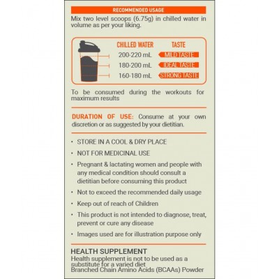 MuscleBlaze Fuel One BCAA 2:1:1, Nutrition for Performance, 5 g BCAAs (Green Apple, 200 g, 37 Servings) MuscleBlaze Fuel One BCAA 2:1:1, Nutrition for Performance, 5 g BCAAs (Green Apple, 200 g, 37 Servings)
