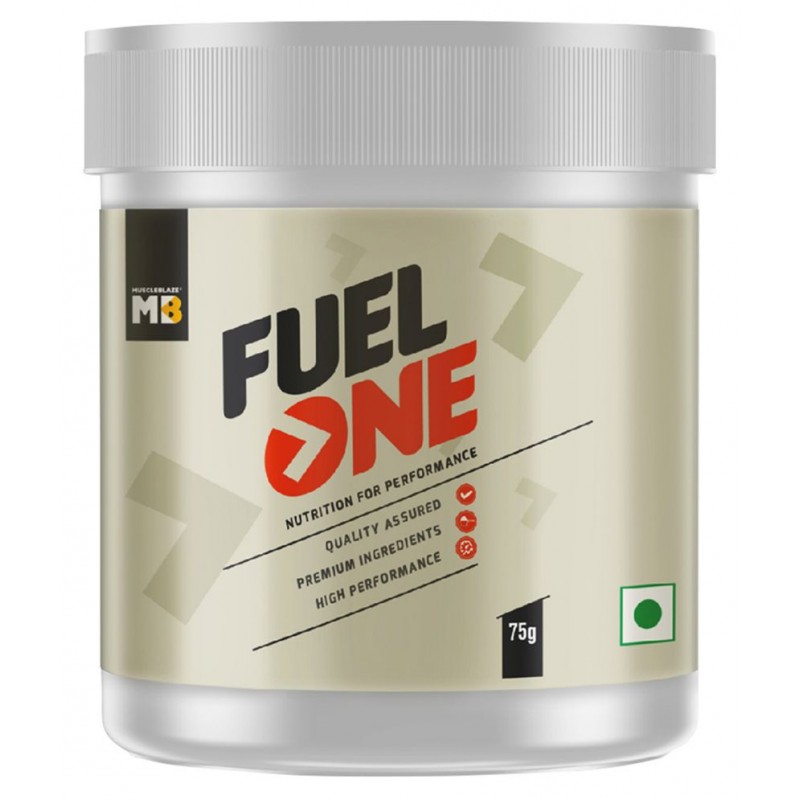 MuscleBlaze Fuel One Caffeine,75g Fruit Punch Flavour, 37 Servings