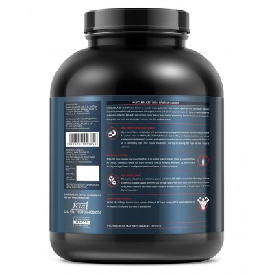 MuscleBlaze High Protein Lean Mass Gainer, 3 kg (Chocolate)