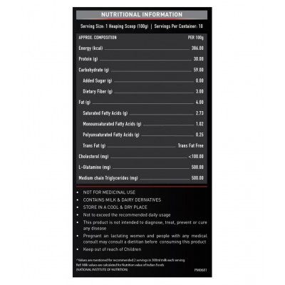 MuscleBlaze High Protein Lean Mass Gainer (Chocolate, 2.2 lb / 1 Kg)