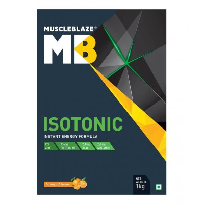 MuscleBlaze Isotonic Instant Energy Formula, 1 Kg/2.2 lb Orange