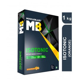 MuscleBlaze Isotonic Instant Energy Formula, 1 Kg/2.2 lb Orange