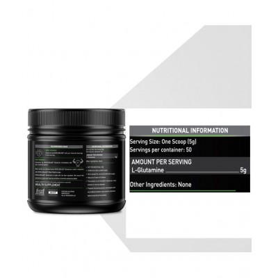 MuscleBlaze L- Glutamine, Post Workout Recovery, 5 g Glutamine (Unflavoured, 250 g, 50 Servings)