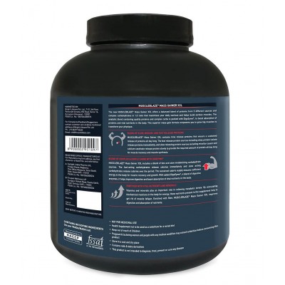 MuscleBlaze Mass Gainer XXL (Chocolate, 3 kg / 6.6 lb, 30 Servings)