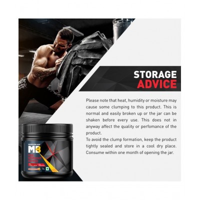 MuscleBlaze Pre Workout Ripped, 4000 mg Citrulline & L-Arginine, 500 mg L-Carnitine (Fruit Splash, 250 g, 27 Servings)