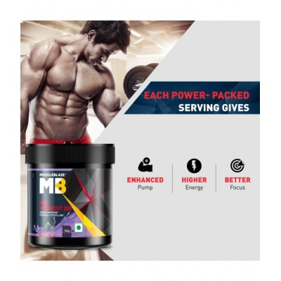 MuscleBlaze Pre Workout(Furious Grape) 100 gm