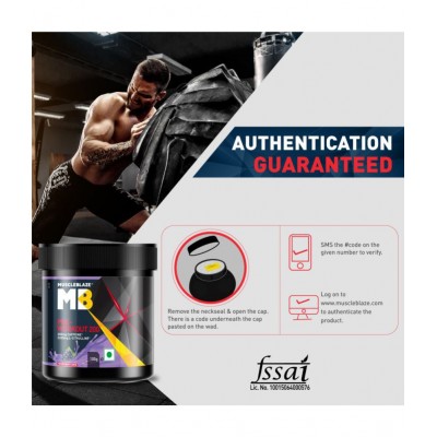 MuscleBlaze Pre Workout(Furious Grape) 100 gm