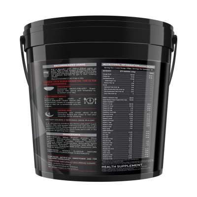 MuscleBlaze Super Gainer XXL, For Muscle Mass Gain (Chocolate, 5 kg / 11 lb, 50 Servings)