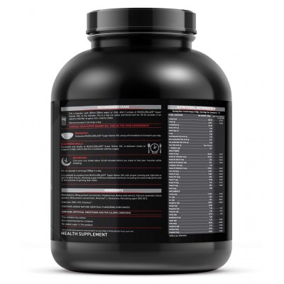 MuscleBlaze Super Gainer XXL, For Muscle Mass Gain (Cookies & Cream, 2 kg / 4.4 lb, 20 Servings)