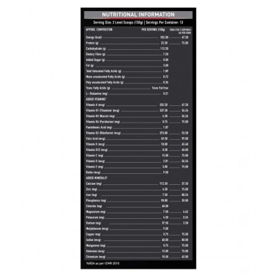 MuscleBlaze Super Gainer XXL, For Muscle Mass Gain (Cookies & Cream, 2 kg / 4.4 lb, 20 Servings)