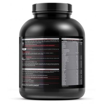 MuscleBlaze Super Gainer XXL, For Muscle Mass Gain (Cookies & Cream, 3 kg / 6.6 lb, 30 Servings)