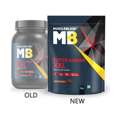MuscleBlaze Super Gainer XXL Weight Gainers/Mass Gainers (1 kg, Chocolate) MuscleBlaze Super Gainer XXL Weight Gainers/Mass Gainers (1 kg, Chocolate)