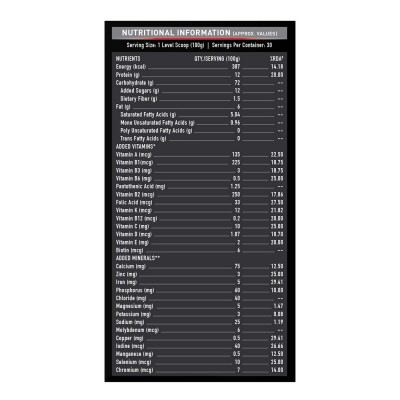 MuscleBlaze Weight Gainer with Added Digezyme (Chocolate, 3 kg / 6.6 lb, 30 Servings)