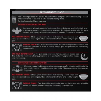 MuscleBlaze Weight Gainer with Added Digezyme (Kesar Pista Badam, 3 kg / 6.6 lb, 30 Servings)