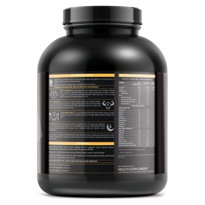 MuscleBlaze Whey Gold, 100% Whey Protein Isolate, Labdoor USA Certified (Strawberry Shake, 2 kg / 4.4 lb, 66 Servings)