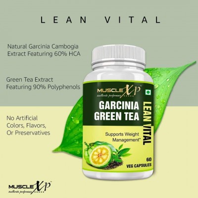 MuscleXP Garcinia Green Tea Lean Vital 60 no.s Unflavoured