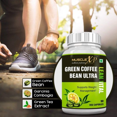 MuscleXP Green Coffee Bean Ultra Lean Vital 90 no.s Unflavoured