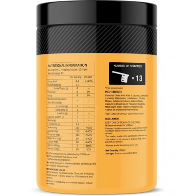 MyFitFuel Advance BCAA Pro (5:1:1), 5 Times Leucine +11 More 200 gm