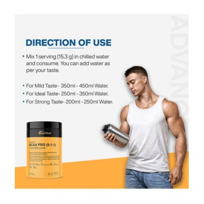 MyFitFuel Advance BCAA Pro (5:1:1), 5 Times Leucine +11 More 400 gm