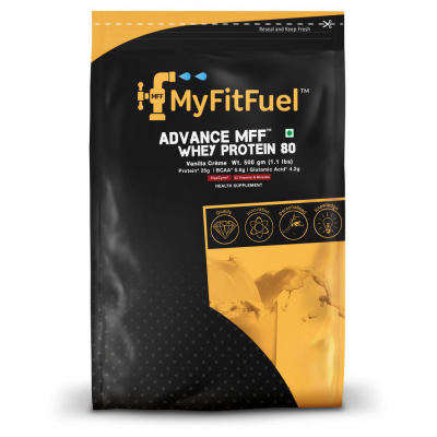 MyFitFuel Advance MFF Whey Protein 80 500 gm MyFitFuel Advance MFF Whey Protein 80 500 gm