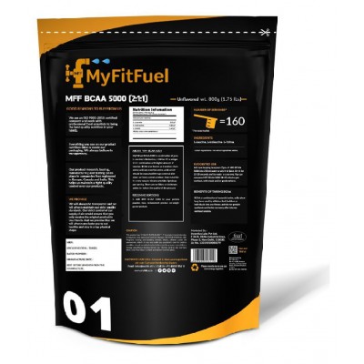 MyFitFuel BCAA 5000 (2:1:1) 800 gm