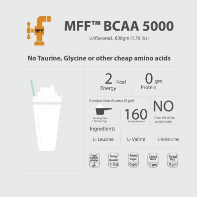 MyFitFuel BCAA 5000 (2:1:1) 800 gm