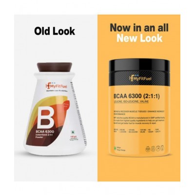 MyFitFuel BCAA 6300 2:1:1 (400 gm) Tangy Orange 400 gm