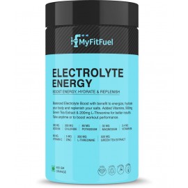 MyFitFuel Electrolyte Energy, Hydration & Replenishment. + Green Tea Extract, L-Threonine Better Performance Energy Drink for Adult 400 gm