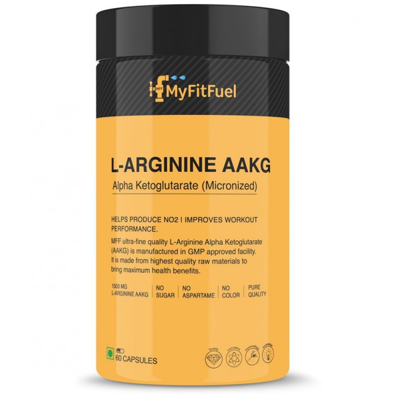 MyFitFuel L-Arginine Alpha-Ketoglutarate (60 Capsules) 750 mg 60 no.s