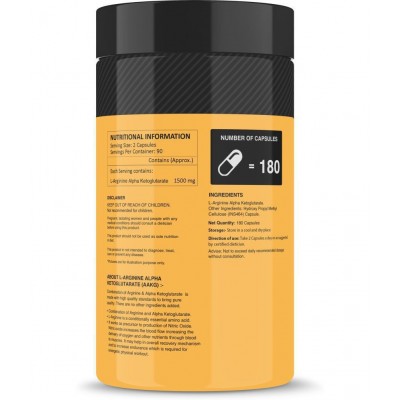 MyFitFuel L-Arginine Alpha-Ketoglutarate (AAKG) (1500 mg) 180 no.s