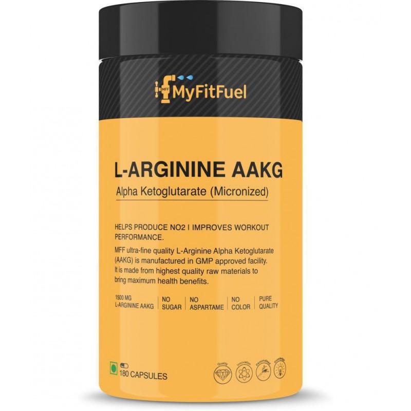 MyFitFuel L-Arginine Alpha-Ketoglutarate (AAKG) (1500 mg) 180 no.s
