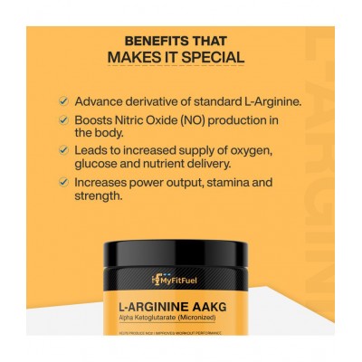 MyFitFuel L Arginine Alpha-Ketoglutarate (AAKG) 200 gm