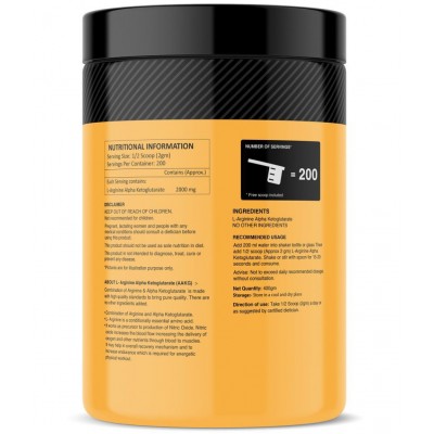 MyFitFuel L Arginine Alpha-Ketoglutarate (AAKG) 400 gm