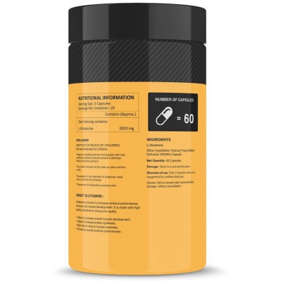 MyFitFuel L-Glutamine (60 Capsules) 60 no.s