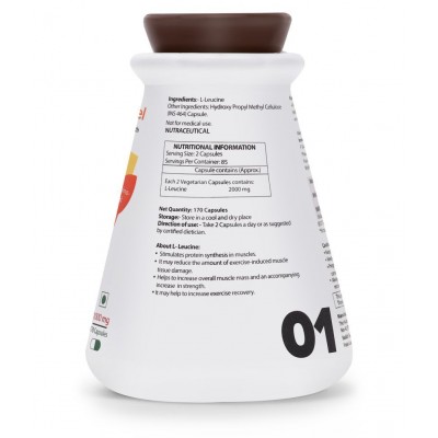 MyFitFuel L-Leucine (170 Capsules) 1000 mg 170 no.s